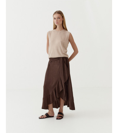 FALDA MIDI ESTILO PAREO | MULAYA