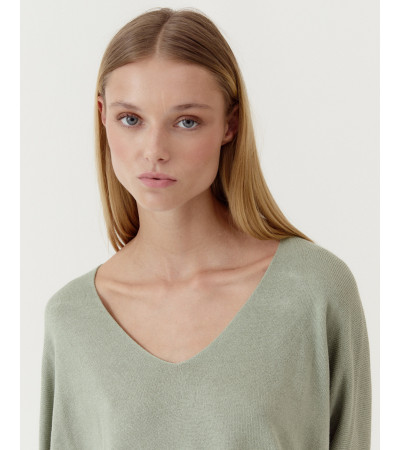 JERSEY PUNTO FINO CUELLO PICO | MULAYA