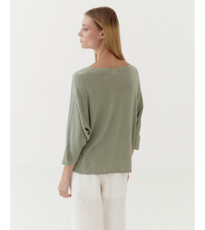 JERSEY PUNTO FINO CUELLO PICO | MULAYA