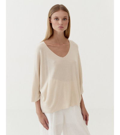 JERSEY PUNTO FINO CUELLO PICO | MULAYA