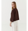 BLUSA CUELLO REDONDO BOTONES| MULAYA