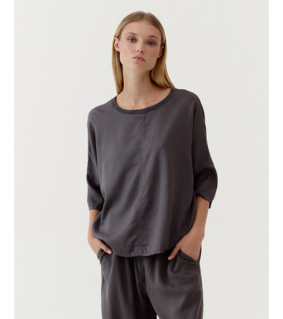 BLUSA CUELLO REDONDO RIB | MULAYA