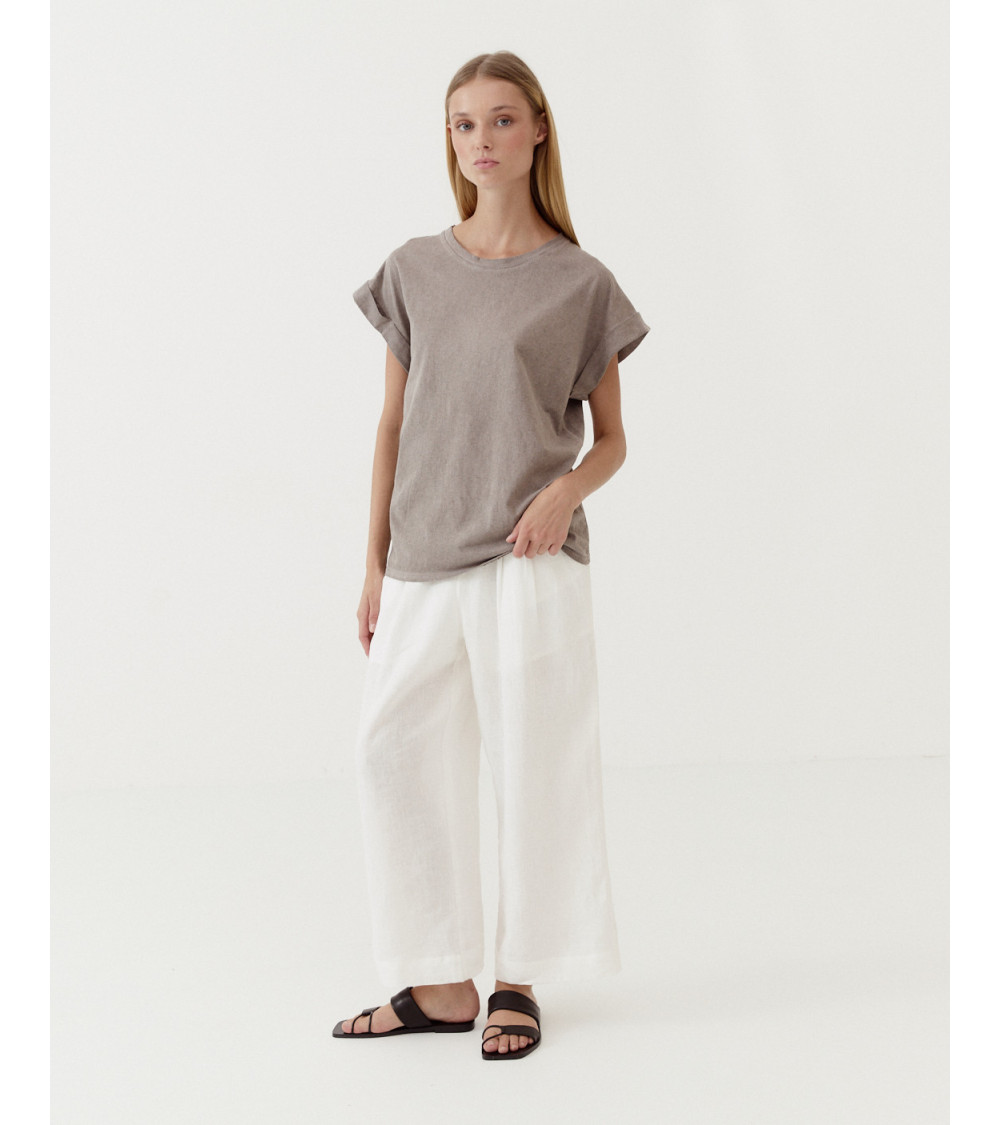 CAMISETA DE ALGODÓN JASPEADA | MULAYA
