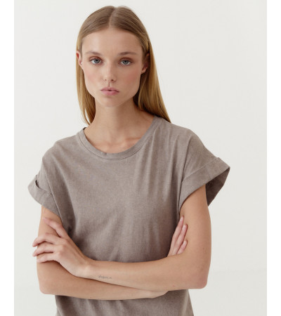 CAMISETA DE ALGODÓN JASPEADA | MULAYA
