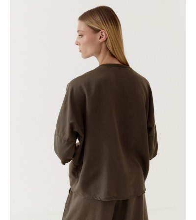 BLUSA CUELLO REDONDO RIB | MULAYA