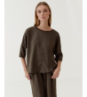 BLUSA CUELLO REDONDO RIB | MULAYA