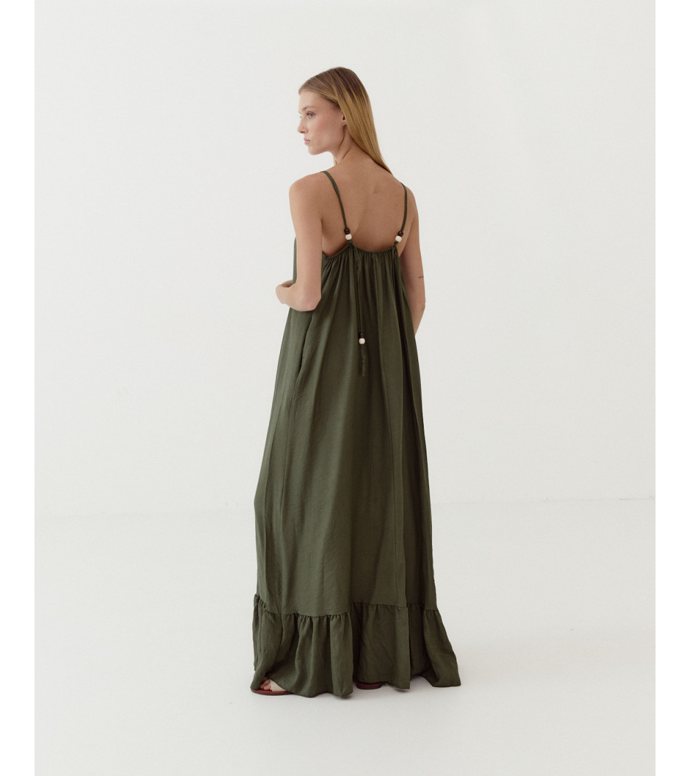 VESTIDO TIRANTES CUENTAS REGULABLE | MULAYA