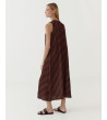 VESTIDO RAYADO CUELLO EN V | MULAYA