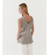 TOP CUELLO EN V SATINADO | MULAYA
