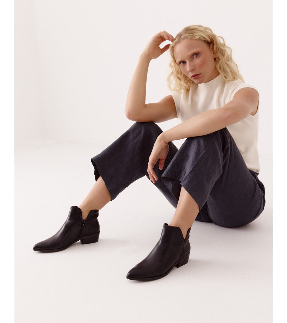 BOTINES TACÓN COWBOY | MULAYA