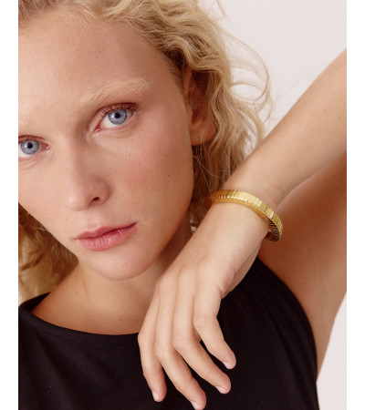 PULSERA ELÁSTICA DORADA | MULAYA