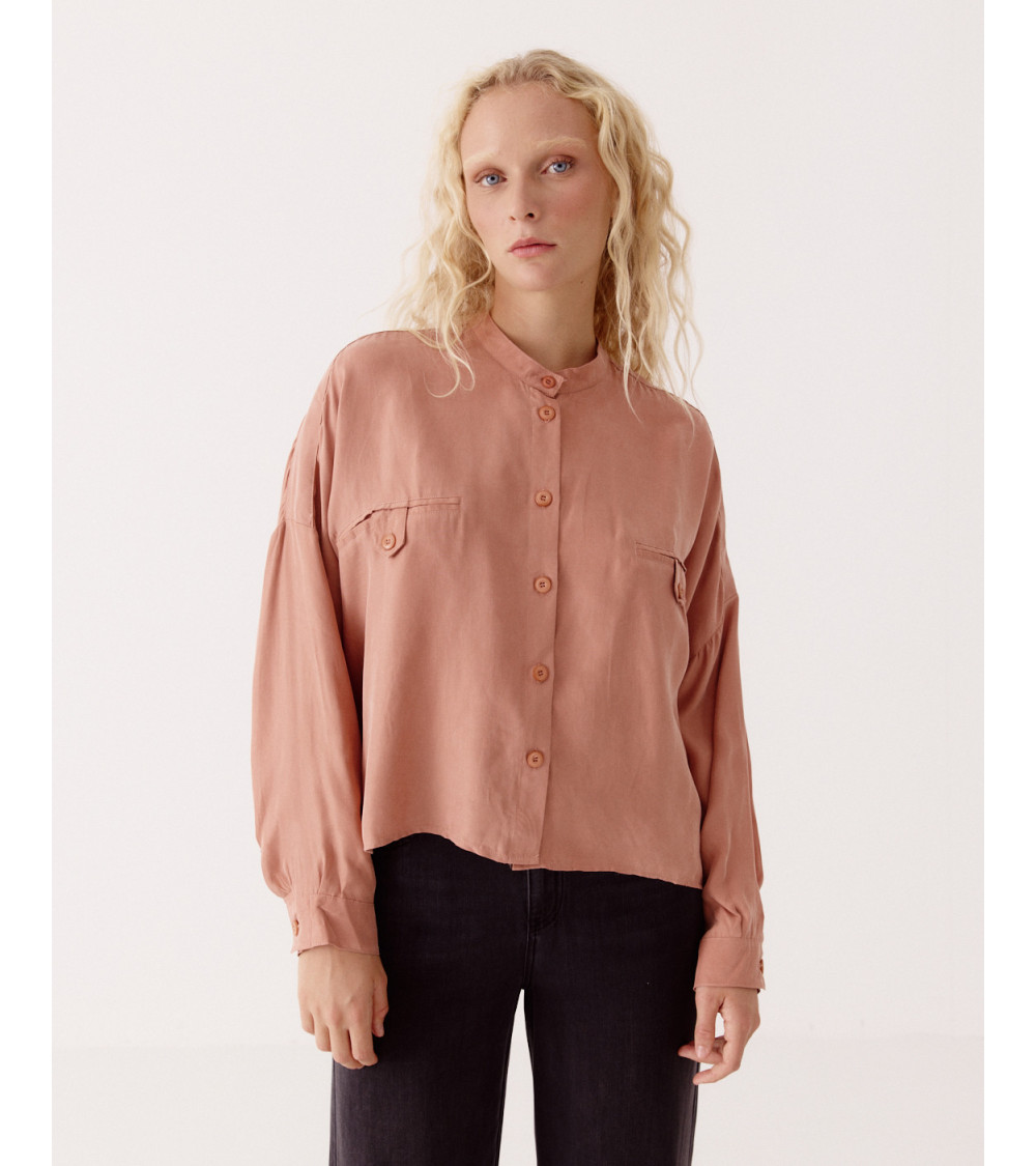 CAMISA CUELLO MAO BOTONES | MULAYA