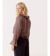 BLUSA CROP SEMITRANSPARENTE | MULAYA