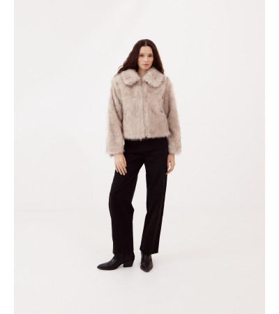 CHAQUETA PELOS CUELLO SOLAPA | MULAYA