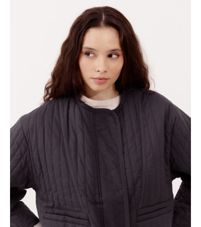 CHAQUETA CUELLO REDONDO | MULAYA