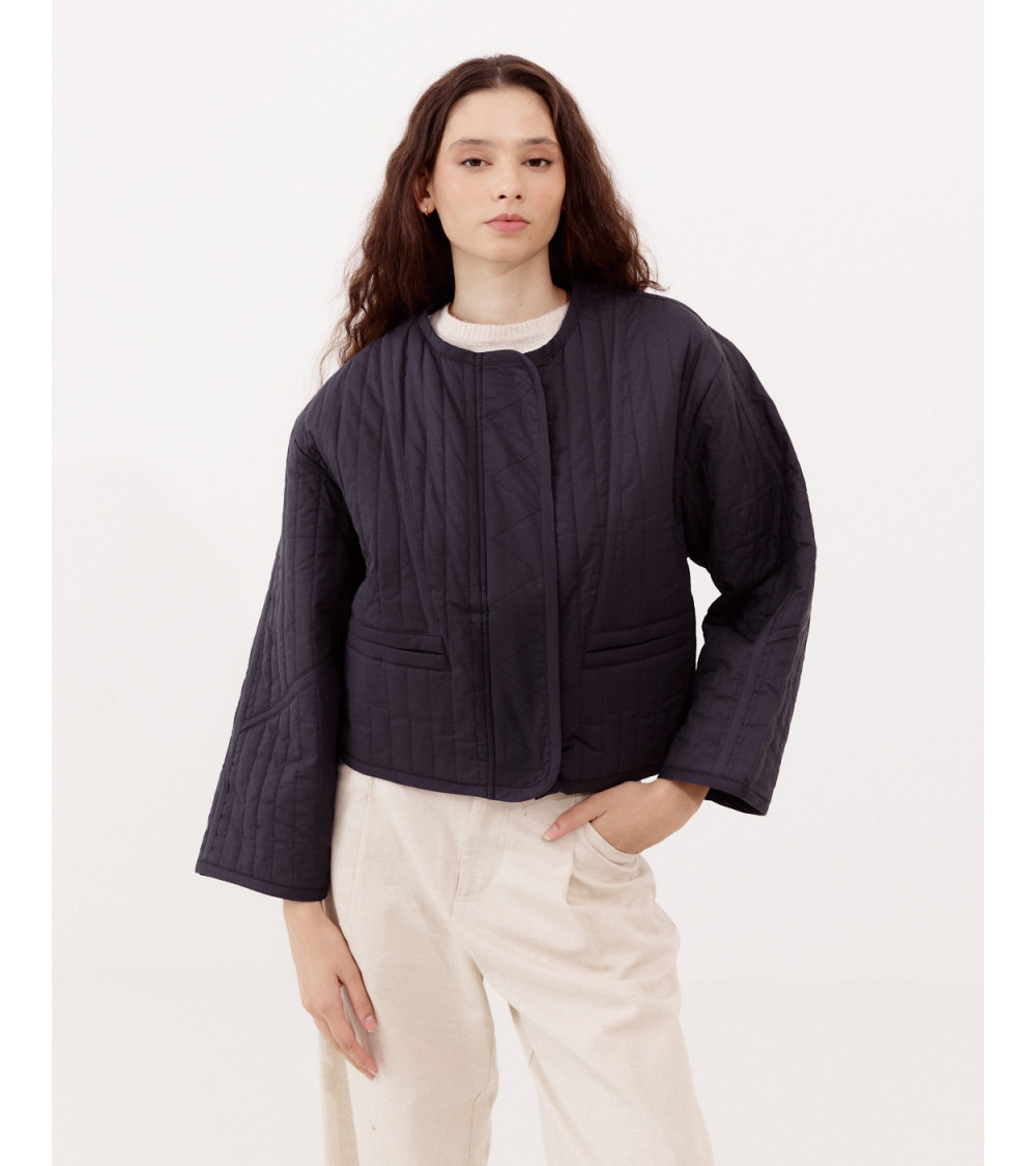 CHAQUETA CUELLO REDONDO | MULAYA