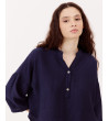 BLUSA CUELLO V BOTONES | MULAYA