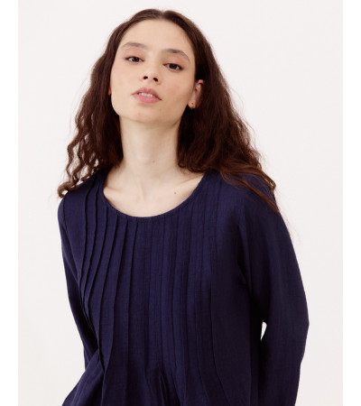 CAMISA PLIEGUES MANGA LARGA | MULAYA