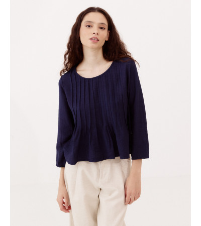 CAMISA PLIEGUES MANGA LARGA | MULAYA