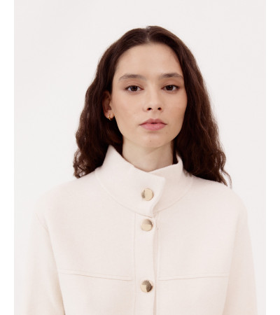 CHAQUETA PUNTO CUELLO ALTO | MULAYA