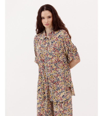 CAMISA MANGA CORTA ESTAMPADA | MULAYA