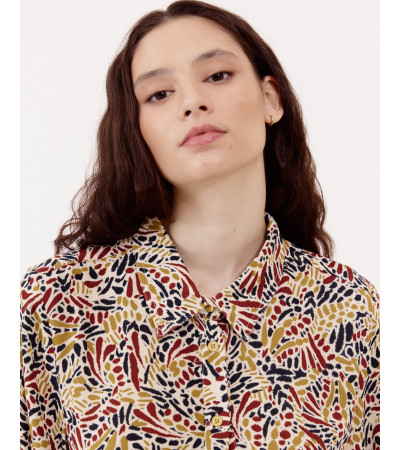 CAMISA MANGA CORTA ESTAMPADA | MULAYA