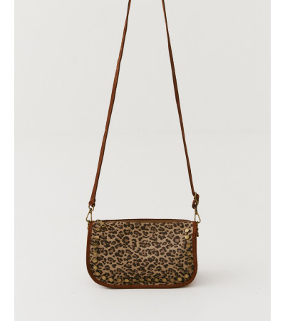 BOLSO ANTE LEOPARDO TACHAS
