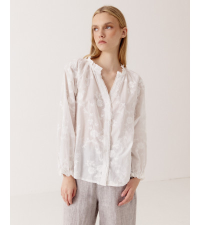 CAMISA CUELLO MAO VOLANTES | MULAYA