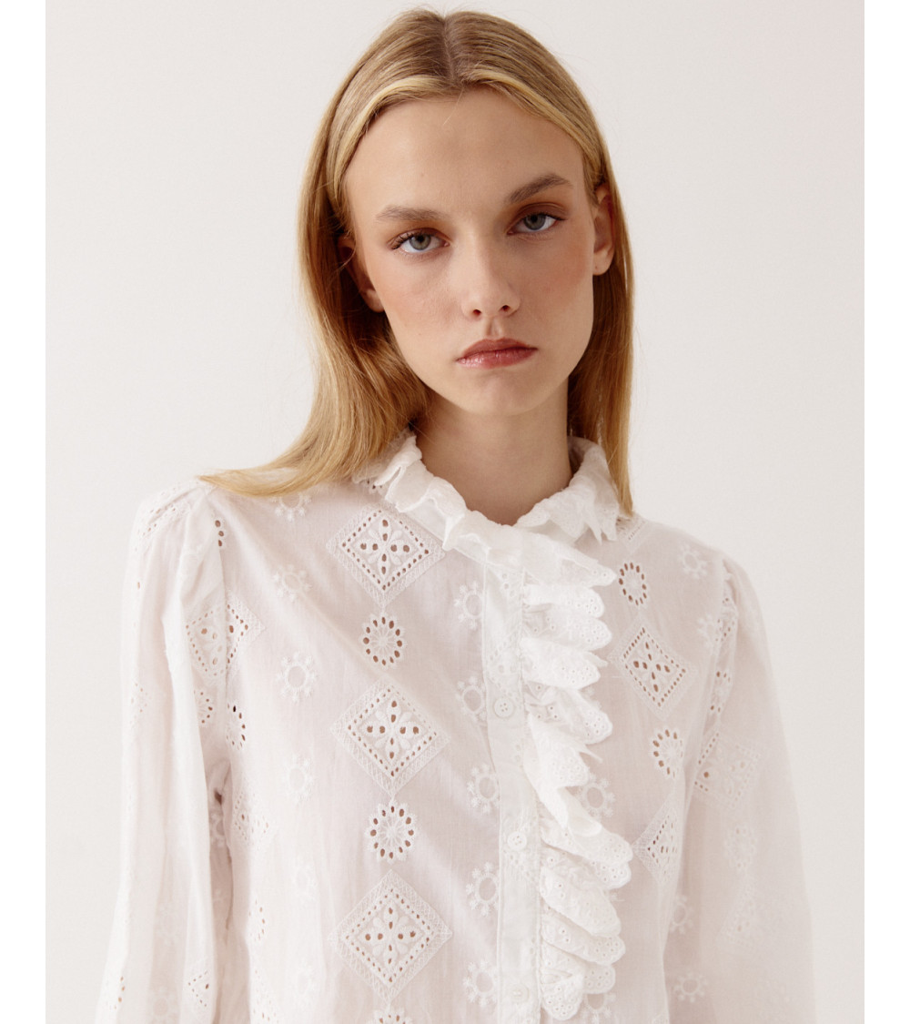 CAMISA CUELLO VOLANTES | MULAYA