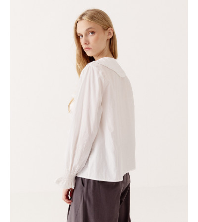 BLUSA CUELLO VOLANTES | MULAYA