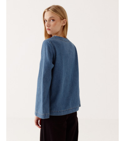 BLUSA TUNICA DENIM | DENIM