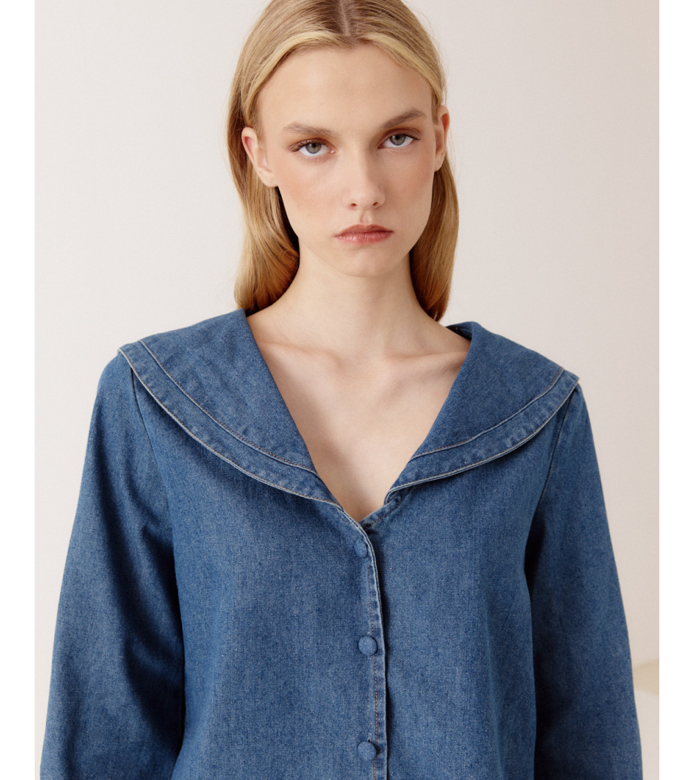 BLUSA CUELLO MARINERO | MULAYA