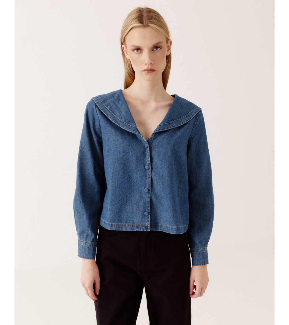 BLUSA CUELLO MARINERO | MULAYA