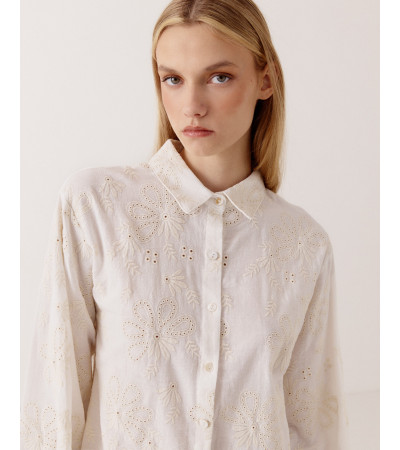 CAMISA BORDADA ALGODÓN | MULAYA