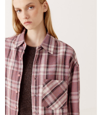 SOBRECAMISA ESTAMPADA CUADROS | MULAYA