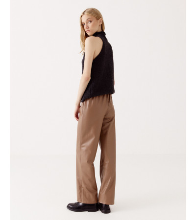 PANTALÓN POLIPIEL ANCHO | MULAYA