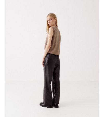PANTALÓN POLIPIEL ANCHO | MULAYA