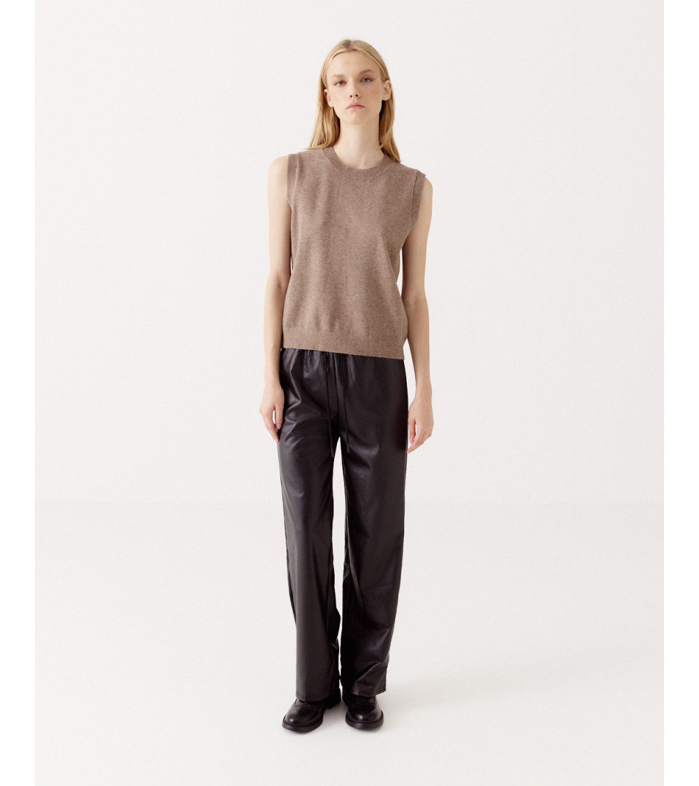 PANTALÓN POLIPIEL ANCHO | MULAYA