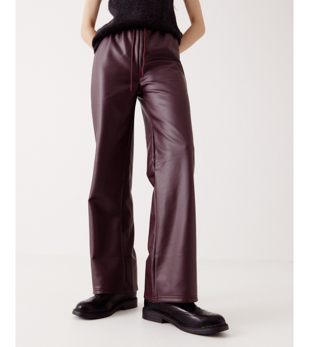 PANTALÓN POLIPIEL ANCHO | MULAYA