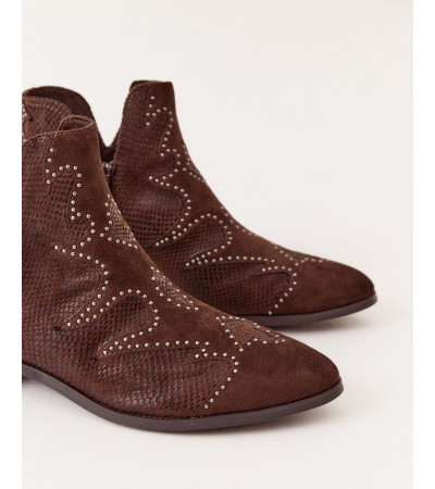 BOTINES TACÓN COWBOY | MULAYA