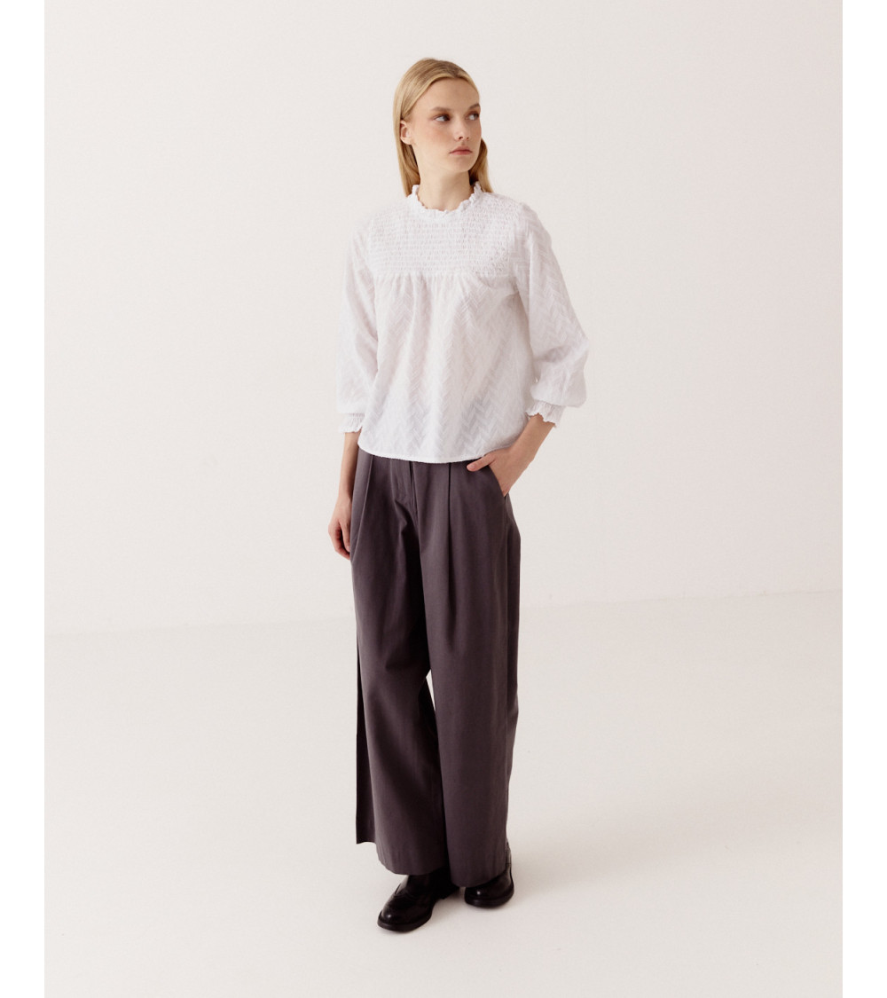 BLUSA DETALLES FRUNCIDOS | MULAYA