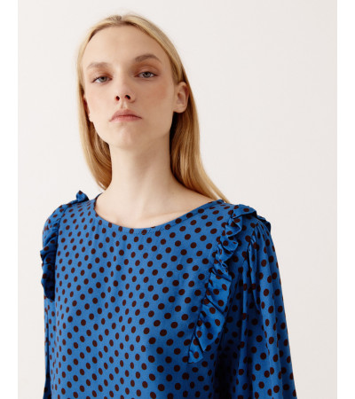 BLUSA ESTAMPADA LUNARES | MULAYA