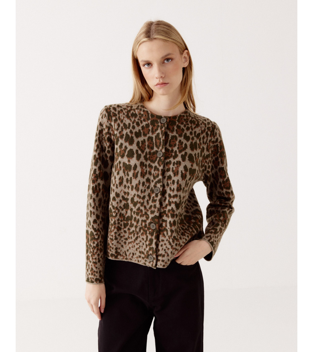 CÁRDIGAN ANIMAL PRINT | MULAYA