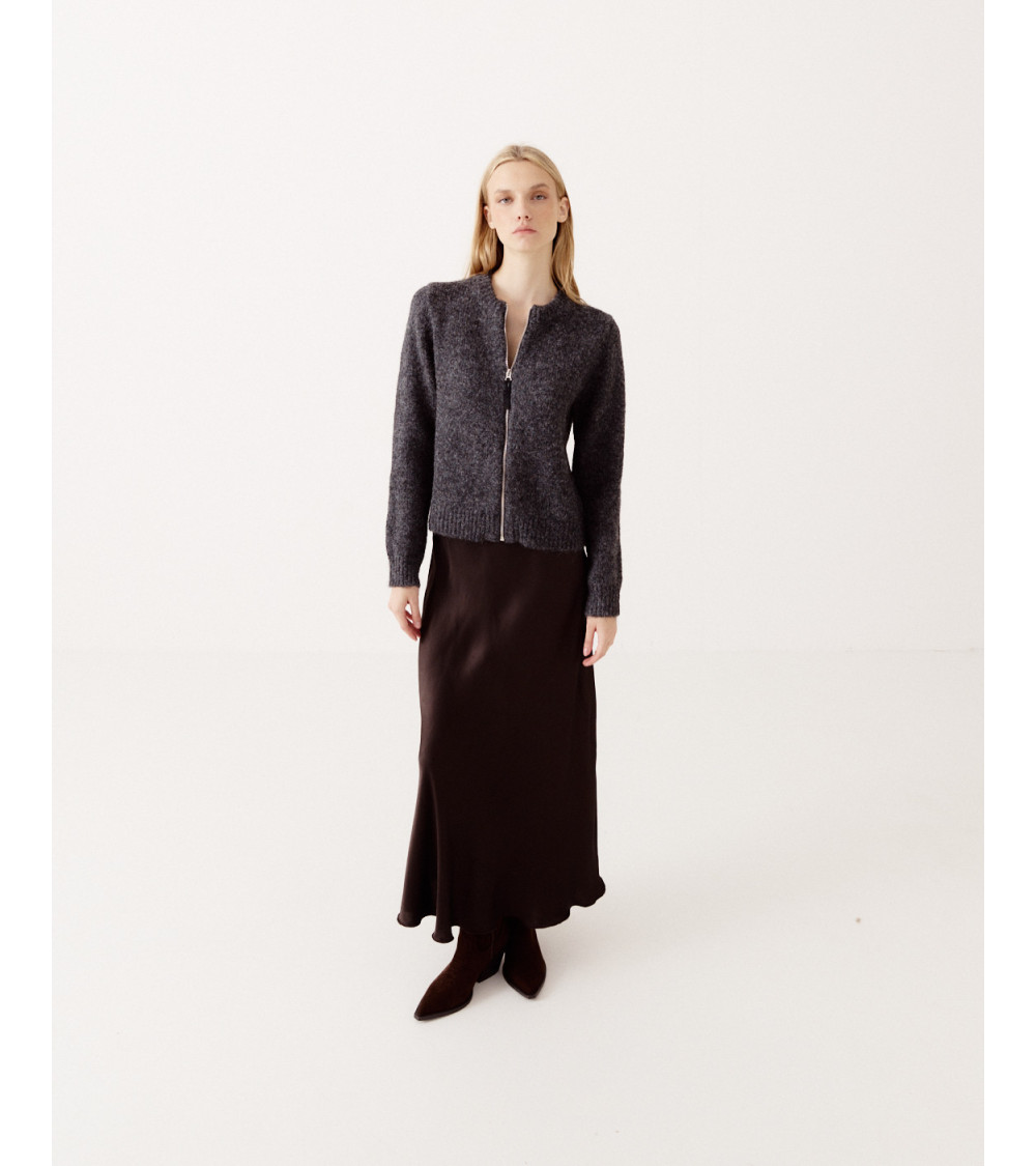 CARDIGAN PUNTO CREMALLERA | MULAYA