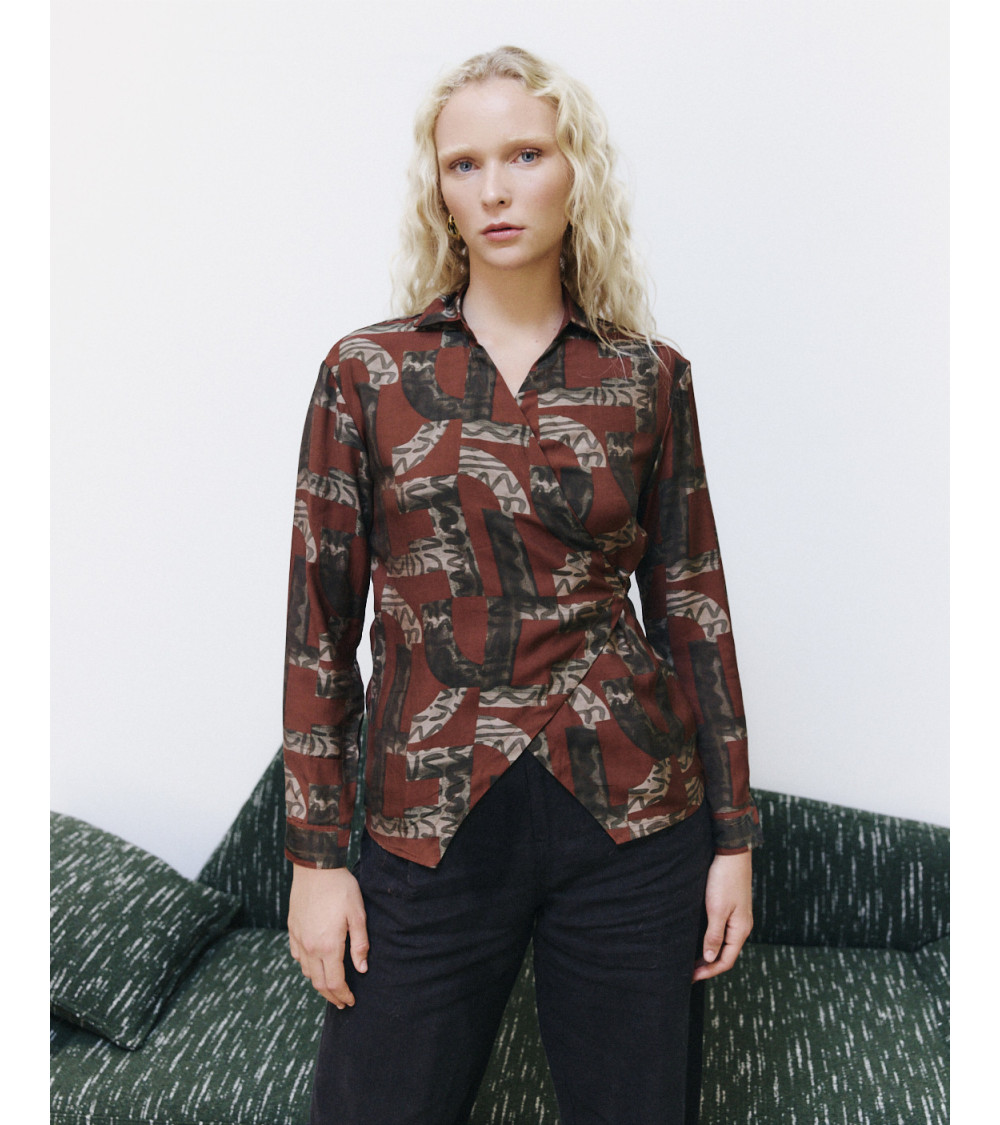 BLUSA LAZADA ESTAMPADA | MULAYA