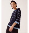 JERSEY OVERSIZE RAYAS CUELLO REDONDO MUJER | MULAYA