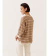 JERSEY OVERSIZE RAYAS CUELLO REDONDO MUJER | MULAYA