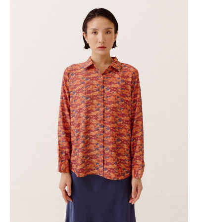 CAMISA ESTAMPADO ABSTRACTO SLIM | MULAYA
