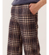 PANTALÓN RECTO CUADROS ELÁSTICO PARA MUJER | MULAYA