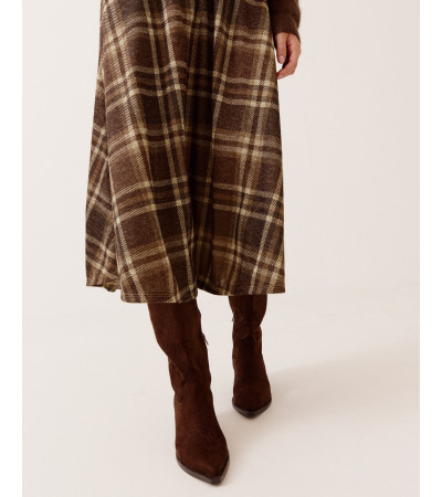 FALDA LARGA DE CUADROS TARTÁN | MULAYA
